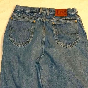Vintage Lee blue mom jeans 14  100% cotton